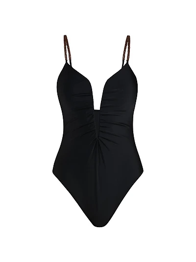 Lilou Plunging Underwire One-Piece Swimsuit