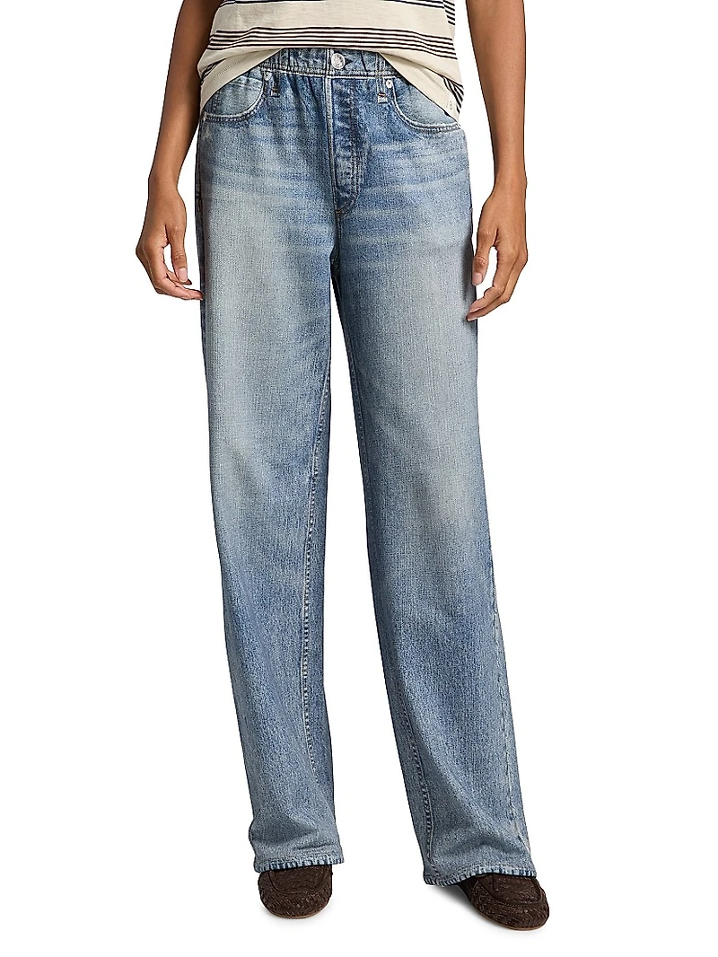 Miramar Terry Relaxed Wide-Leg Pants