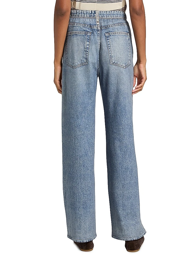 Miramar Terry Relaxed Wide-Leg Pants