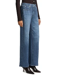 Miramar Terry Retro Slim-Fit Pants