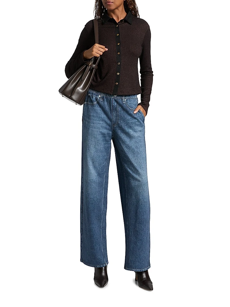 Miramar Terry Retro Slim-Fit Pants