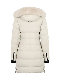 Nyluxe Watershed 3 Fur-Trim Hooded Down Parka