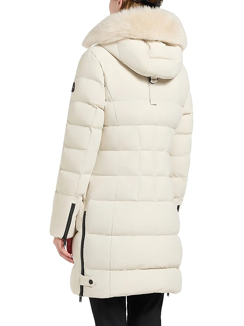 Nyluxe Watershed 3 Fur-Trim Hooded Down Parka
