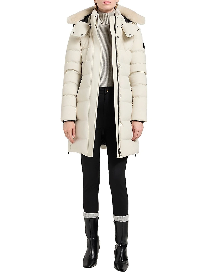 Nyluxe Watershed 3 Fur-Trim Hooded Down Parka