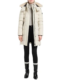 Nyluxe Watershed 3 Fur-Trim Hooded Down Parka