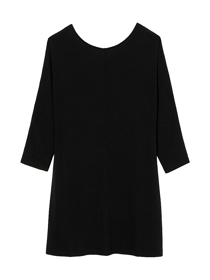 Ivana Toss on Dress Ribbed Pima Modal