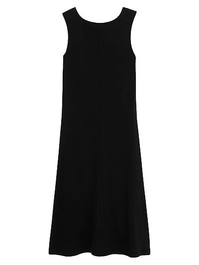 Milano Drape Dress Ribbed Pima Modal