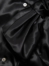 Satin Bow Shirt