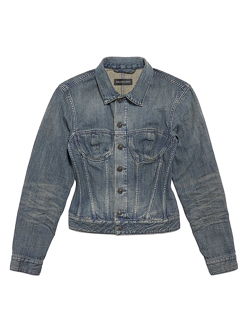 Corseted Denim Jacket
