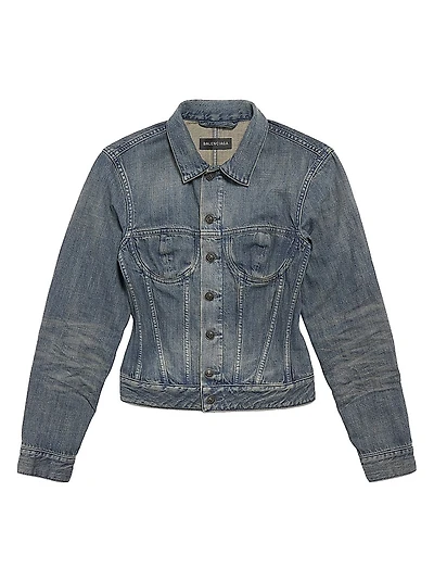 Corseted Denim Jacket