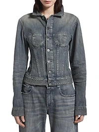 Corseted Denim Jacket