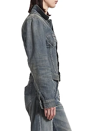 Corseted Denim Jacket