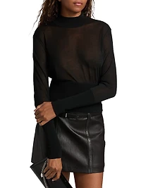 The Sleek Sheer Sweater