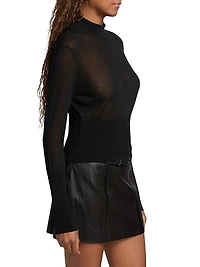 The Sleek Sheer Sweater