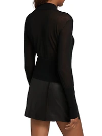 The Sleek Sheer Sweater