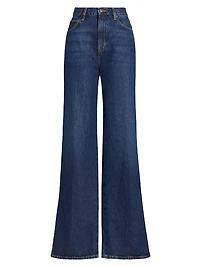 The Cuffed Wide-Leg Jeans