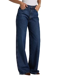 The Cuffed Wide-Leg Jeans