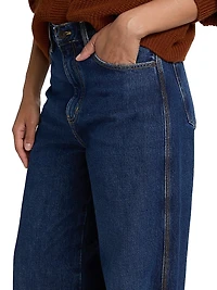 The Cuffed Wide-Leg Jeans
