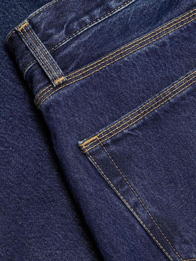 The Cuffed Wide-Leg Jeans