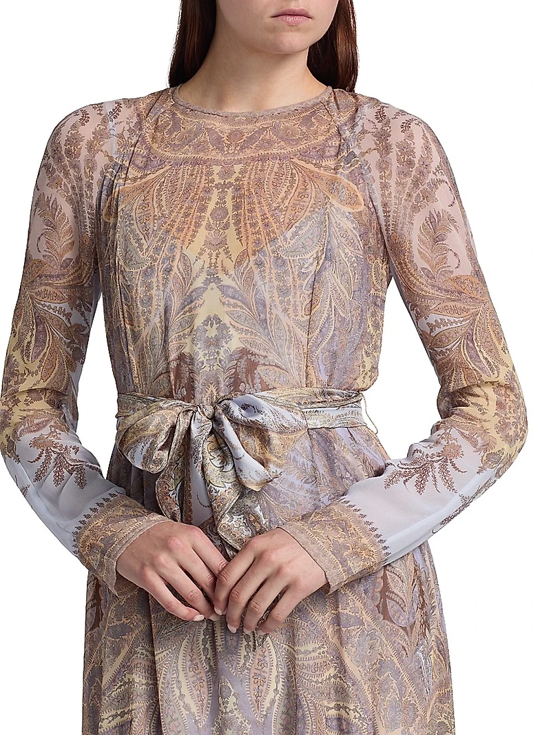 Hypnotic Tie-Waist A-line Dress