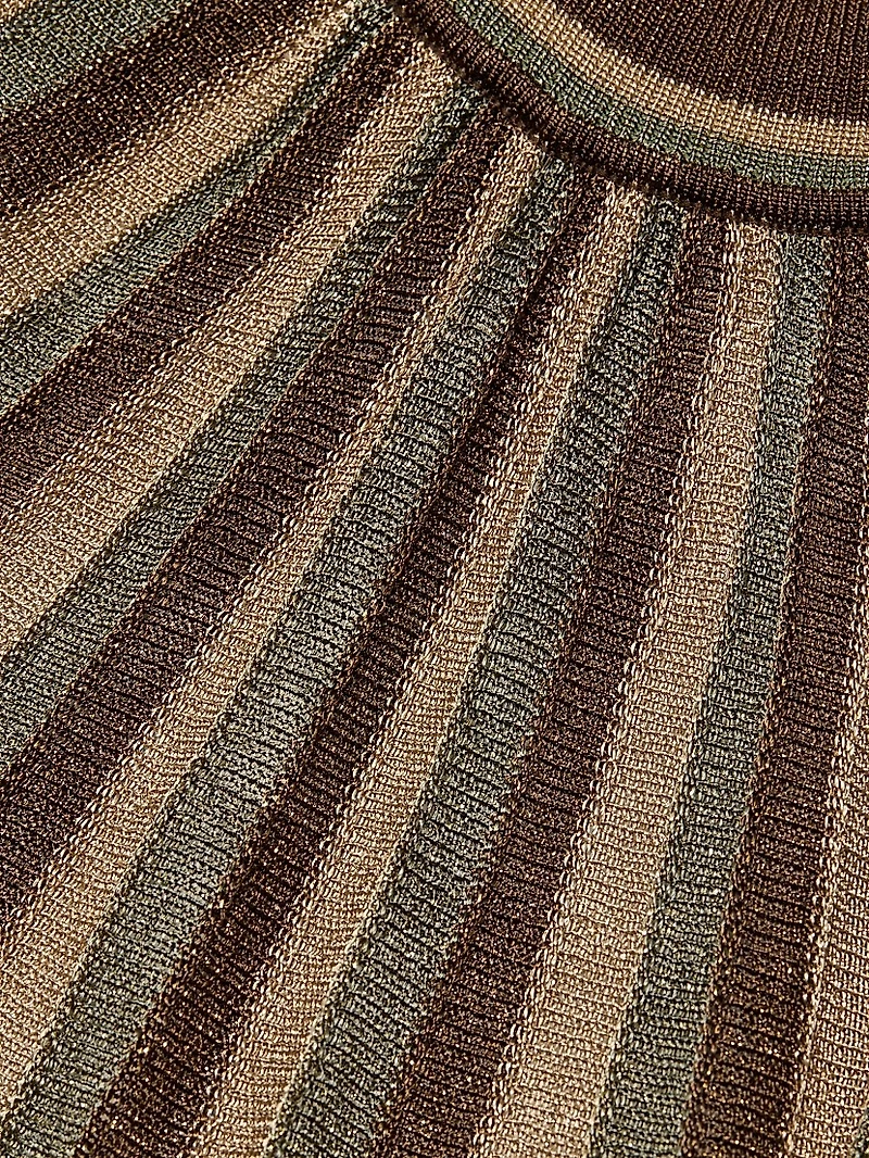 Hypnotic Striped Halter Top
