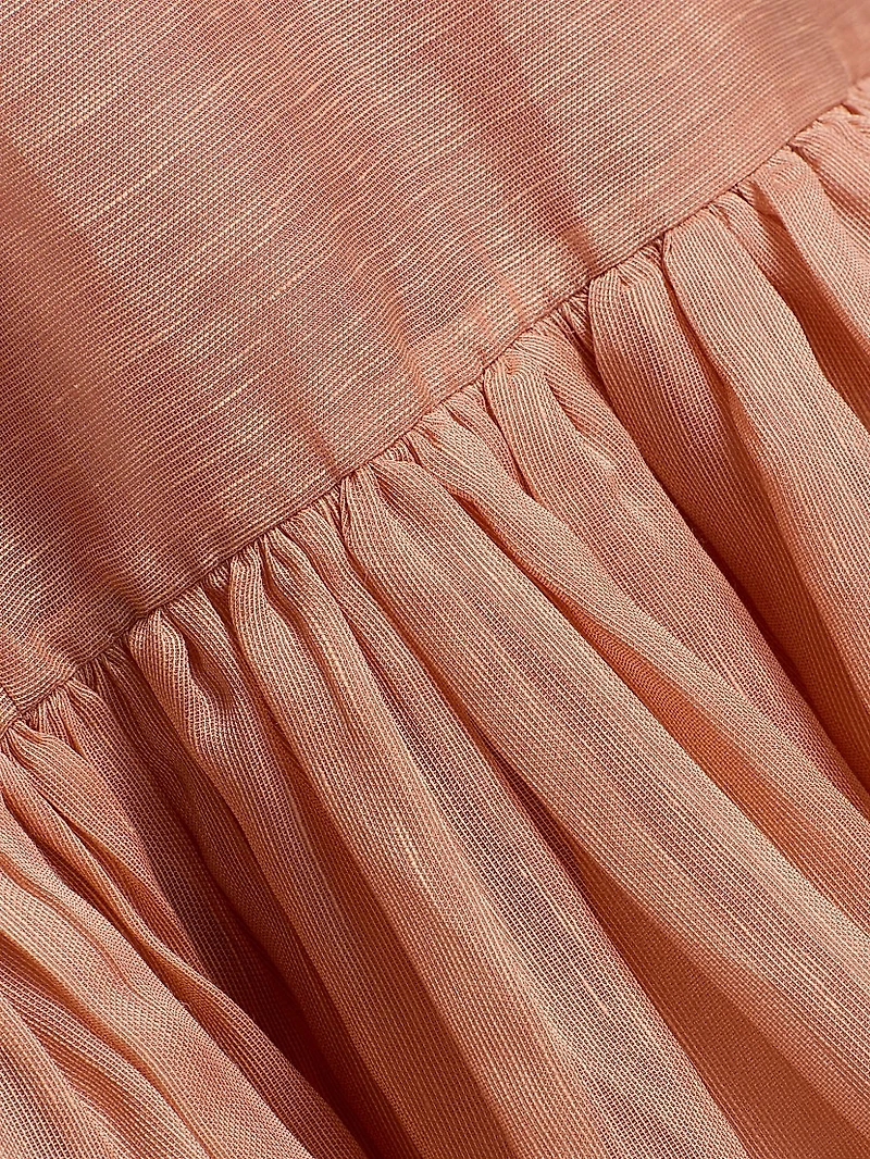 Hypnotic Silk-Blend Bustier Gown