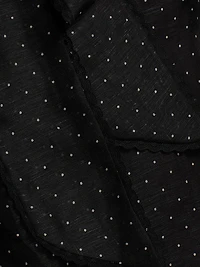 Dream Polka Dot Tieneck Minidress