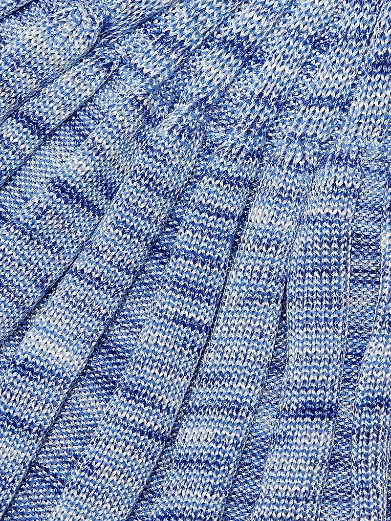 Mouliné Bell-Sleeve Sweater