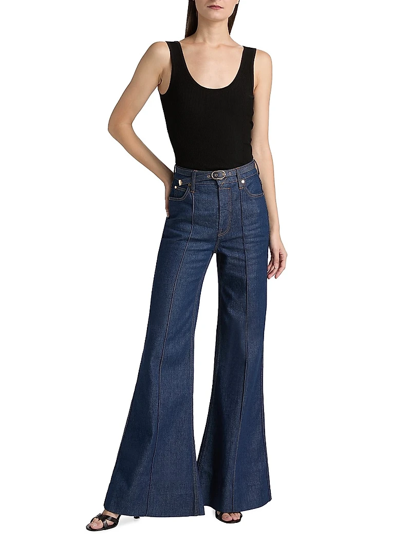 Scoopneck Rib-Knit Tank