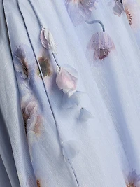 Hypnotic Picnic Floral Silk Dress