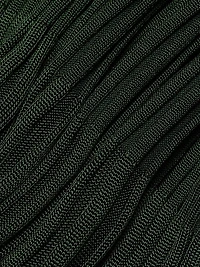 Pleated Ribbed Midi-Skirt