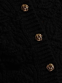 Hypnotic Wool Cable-Knit Cardigan