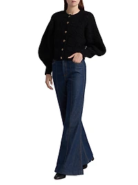 Hypnotic Wool Cable-Knit Cardigan
