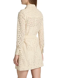 Hypnotic Lace Utility Shirtdress