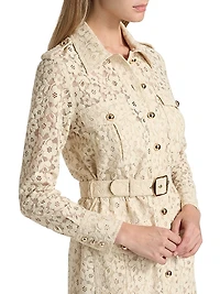 Hypnotic Lace Utility Shirtdress