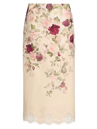 Hypnotic Linen Pencil Skirt