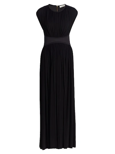 Hypnotic Band-Waist Column Dress