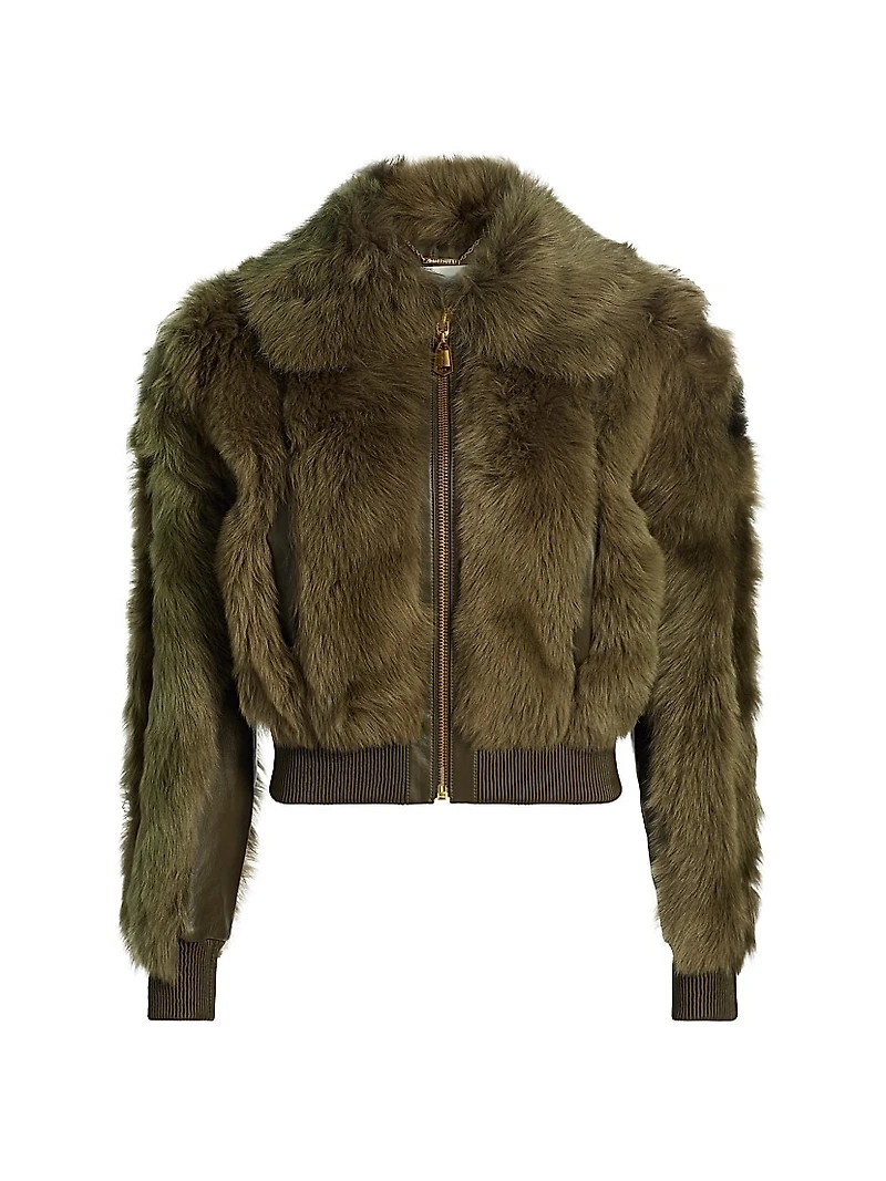 Hypnotic Shearling Bomber Jacket