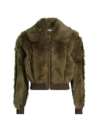 Hypnotic Shearling Bomber Jacket