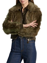 Hypnotic Shearling Bomber Jacket