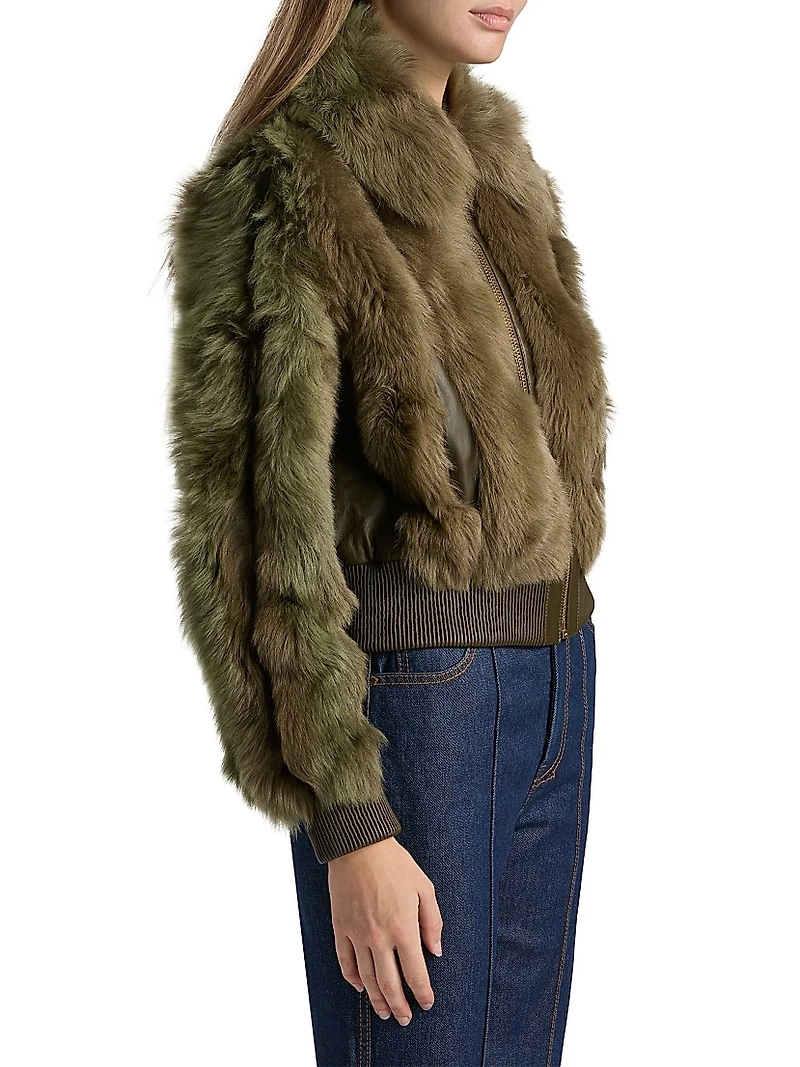 Hypnotic Shearling Bomber Jacket