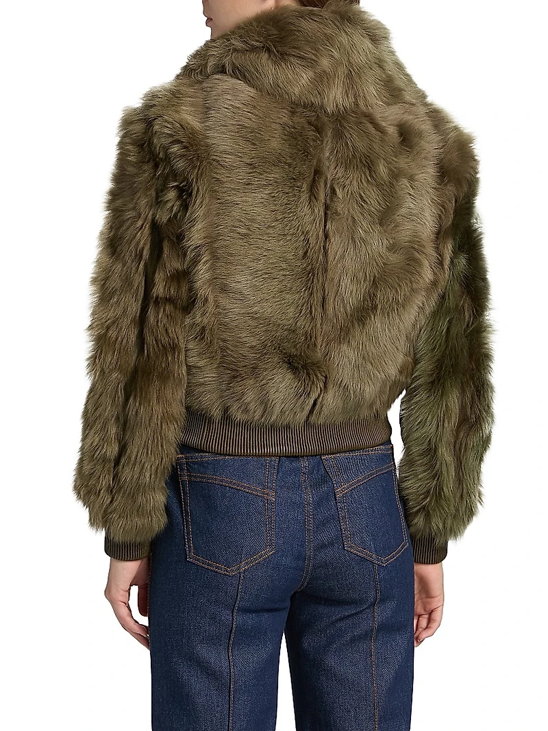 Hypnotic Shearling Bomber Jacket