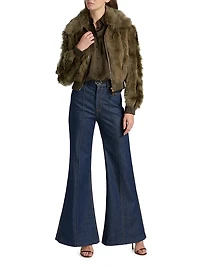 Hypnotic Shearling Bomber Jacket