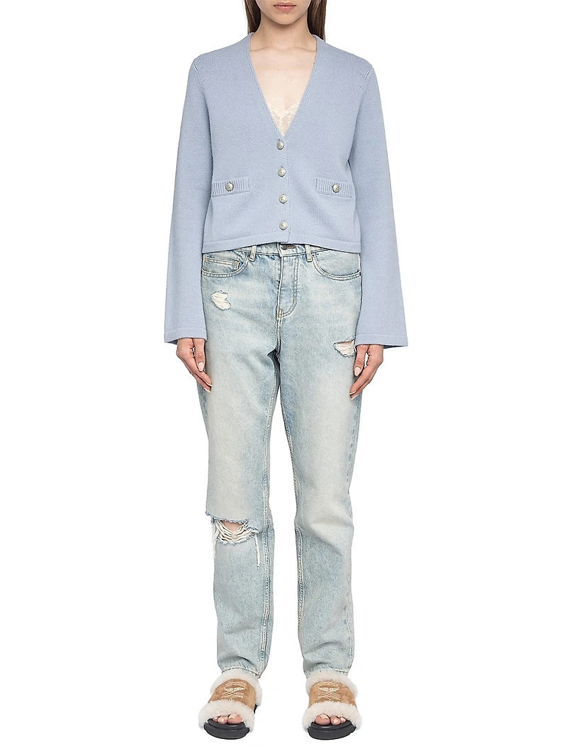 Nolly Wool & Cashmere Cardigan