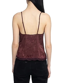 Cishi Jac Horses Silk Camisole