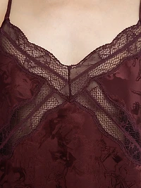 Cishi Jac Horses Silk Camisole