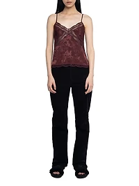 Cishi Jac Horses Silk Camisole