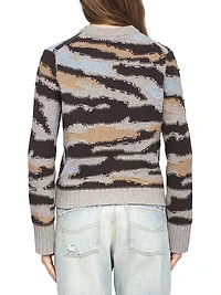 Malty Merino Wool Camouflage Sweater
