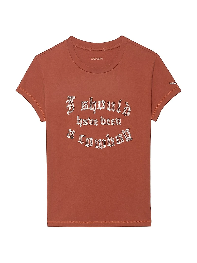 Walk Cowboy Cotton T-Shirt