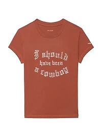 Walk Cowboy Cotton T-Shirt